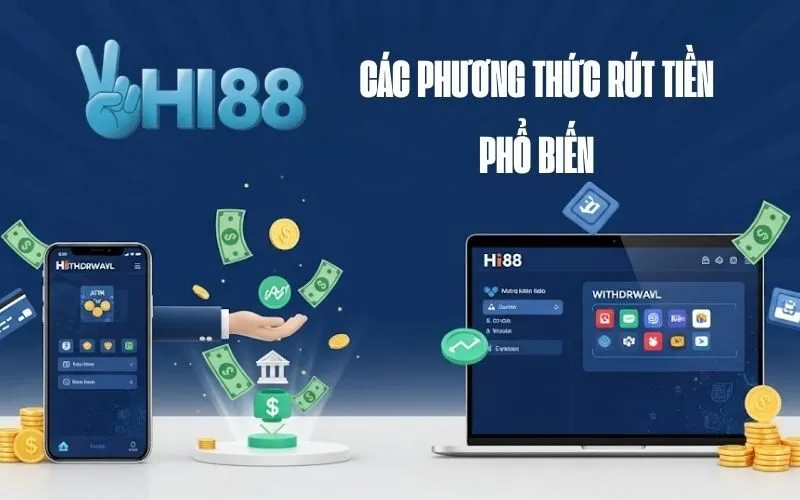 Các phương thức rút tiền phổ biến