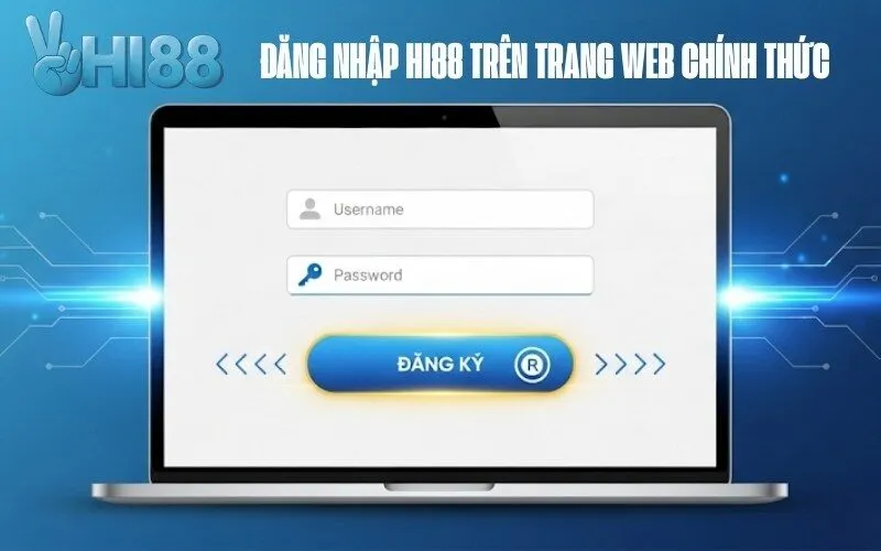Đăng nhập Hi88 trên trang web chính thức