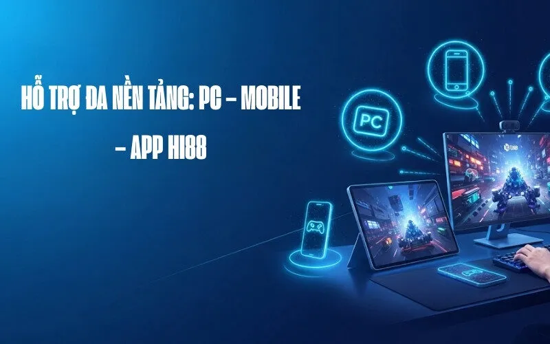 HỖ TRỢ ĐA NỀN TẢNG PC – MOBILE – APP HI88