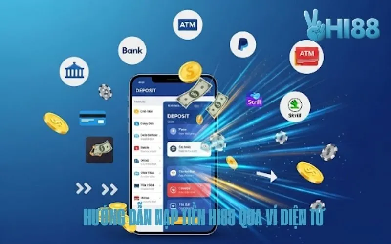 Hướng dẫn nạp tiền Hi88 qua ví điện tử